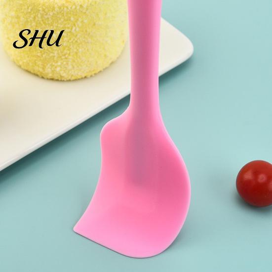 Colorful Silicone Spatulas Scraper for Baking Cooking Scraping Mixing Heat Resistant Kitchen Spatula Non Stick BPA-Free Tools Home Restaurant Utensil