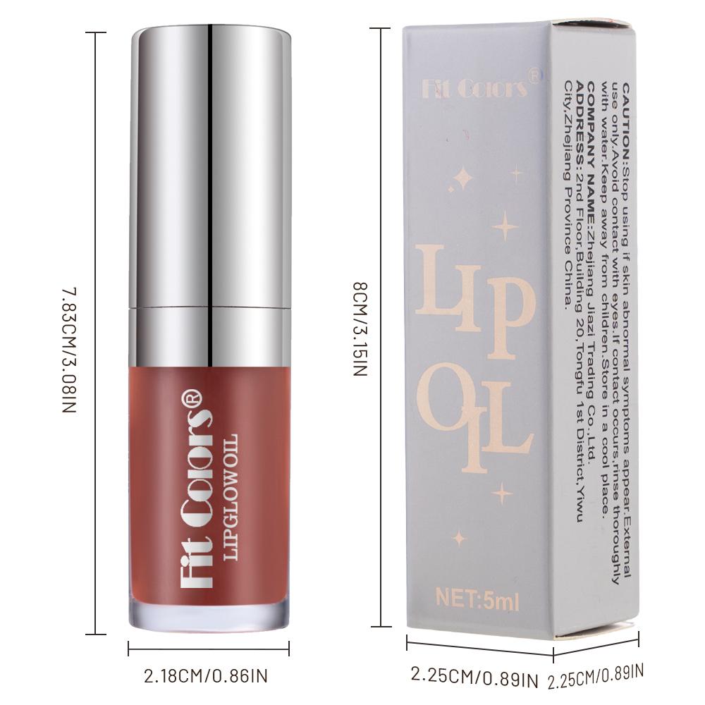 Moisturizing Mirror Effect Lip Glaze, Available In 6 Colors, Refreshing Non-Greasy Formula, Glossy Shine and Long-Lasting Wear Liquid Lipstick Makeup