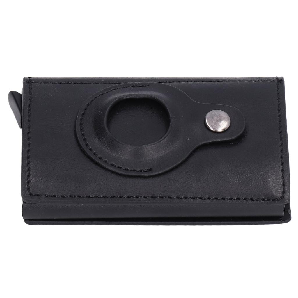 Anti Lost Card Holder Case Trackable Credit Card Wallet with Blocking Anti Thief Function for Daily Use Black
