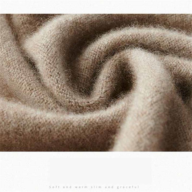 Extra Large 100% Wool Scarf Wrap, 130x70cm Women's Winter Shawl Cape Poncho