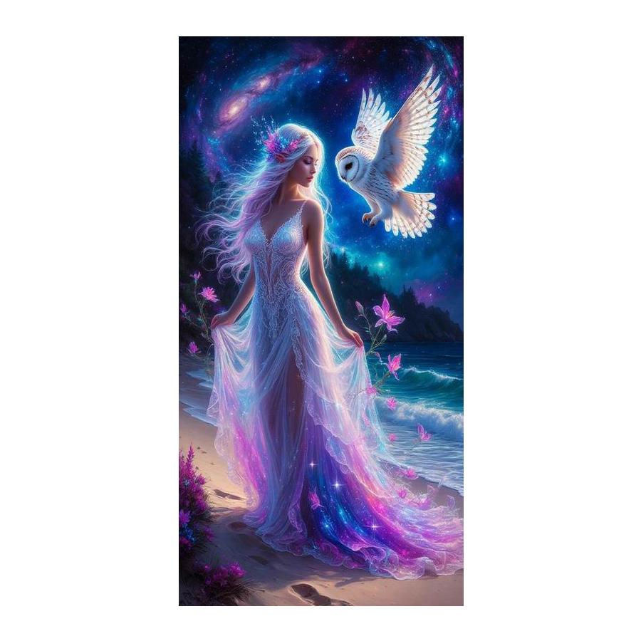 Sunset Sea Angel Girl Bird Large Size Diamond Painting New Collection Scenery Diy Full Drill Rhinestone Embroidery Mosaic Cross Stitch Kits