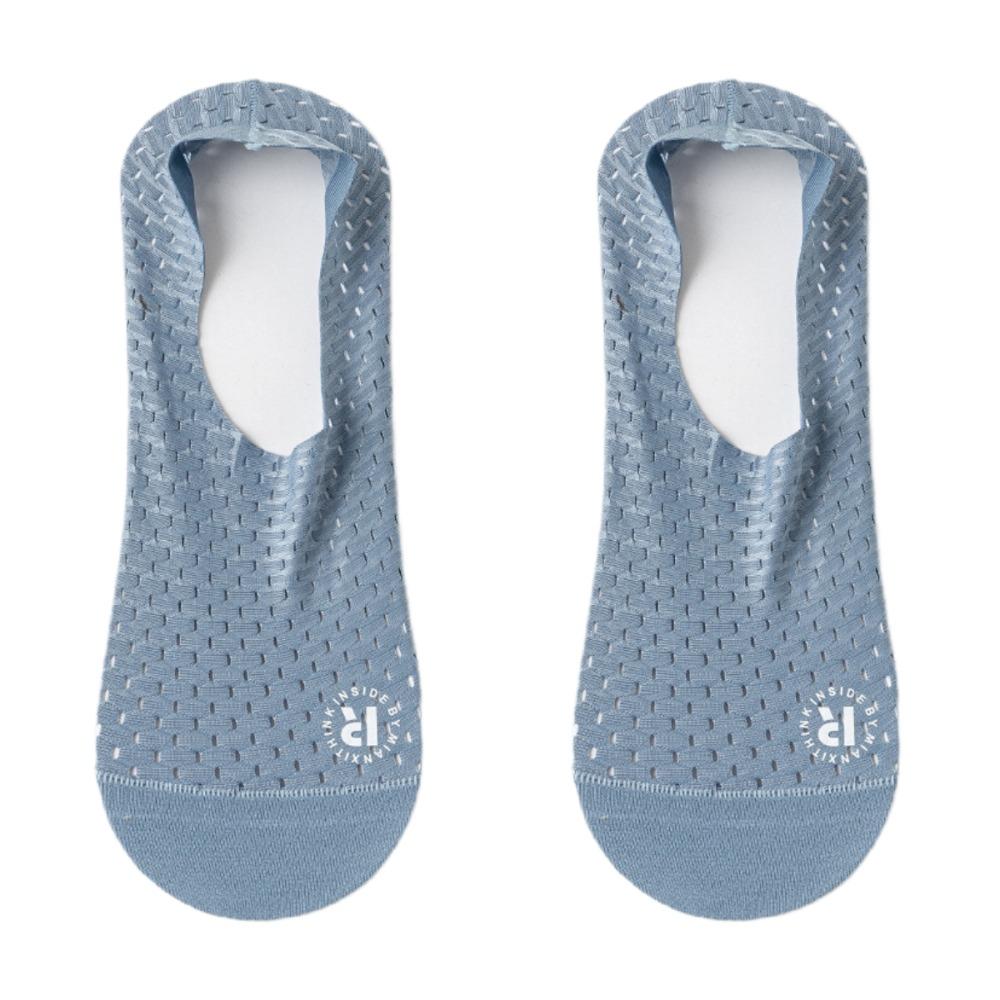 

Мужские носки-следки против скольжения, летние носки из ледяного шелка, невидимые сетчатые носки, эластичные носки до щиколотки, мужские, на каждый день 2 Pairs Blue