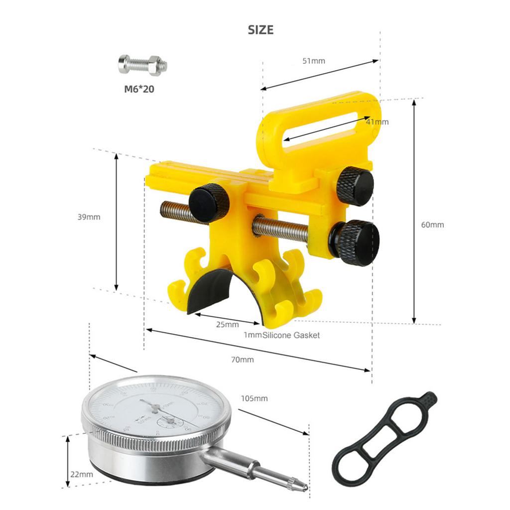 Professioneller Fahrrad-Zentrierständer Fahrradrad-Reparaturwerkzeug Prozenttabelle Fahrradfelgen Einstellwerkzeuge Fahrrad