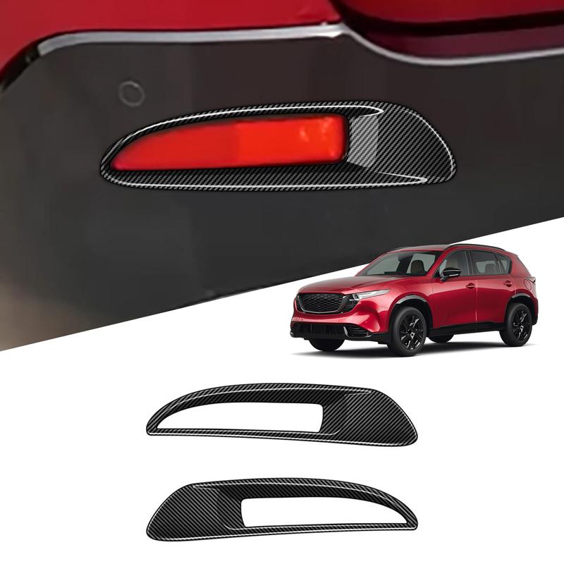 For Mazda CX‑5 2026‑2028 LHD RHD Car Rear Fog Light Eyebrow Trim Fog Lamp Cover Decor Exterior Accessories
