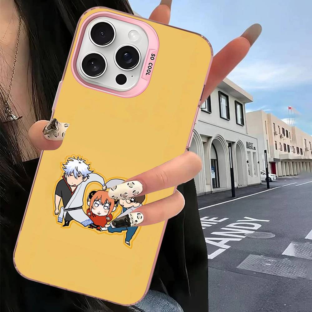 

Gin Tama Phone Case For iPhone 17 16 15 14 13 MAX Matte Shockproof Back Anti Fall Matte Cover iPhone 12 pro