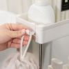 SONGMICS 3-Tier Storage Trolley, Kitchen Trolley on Wheels, Narrow Trolley for Kitchen Bathroom Office or Small Spaces, 42 x 13.5 x 61 cm, White