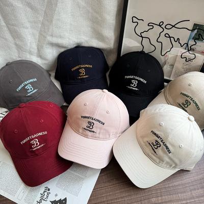 American Retro Letter Embroidered Baseball Cap Children Spring and Summer Fashion Street Casual Versatile Sunshade Cap Men's Tide