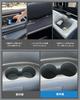 LANGBEAN Interior Rubber Mats for Nissan Serena Door Pocket Interior Serena Custom Set C28, Non-Slip Mats, Scratch-Resistant, Noise-Reducing, Parts,