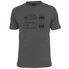 T-shirt Uomo Fiat 127 Blueprint Auto d'Epoca Classico Motore