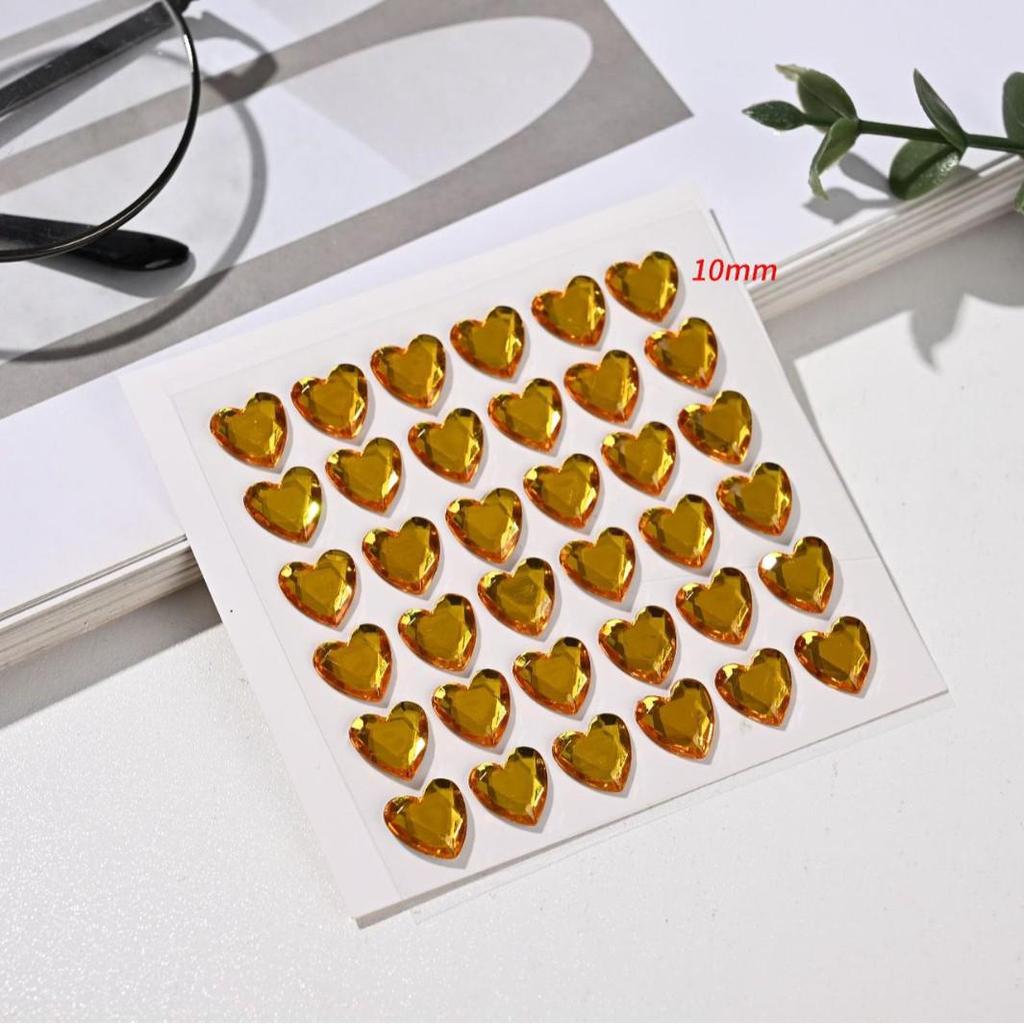 Kinder Herz Diamant 3D Acryl Aufkleber für Kindergarten Belohnungen