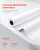 Wide Format Paper, 762 mm x 152.4 m Plotter Roll, 2 Rolls CAD Bond Rolls with 76.2 mm Core, 80 GSM Plotter Roll Rolls, for CAD Drawings, Engineering