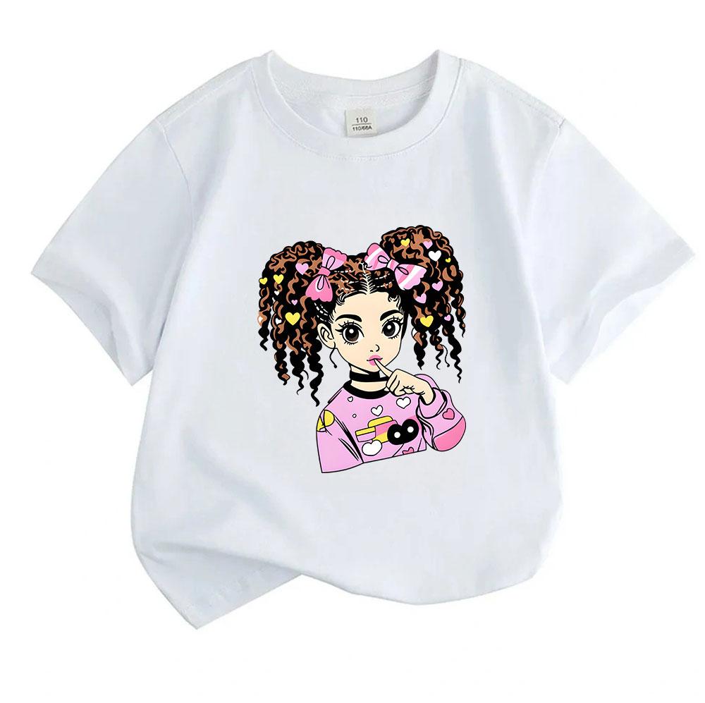 Kids Girls Boys 100% Cotton Crew Neck Short Sleeve T-Shirt,