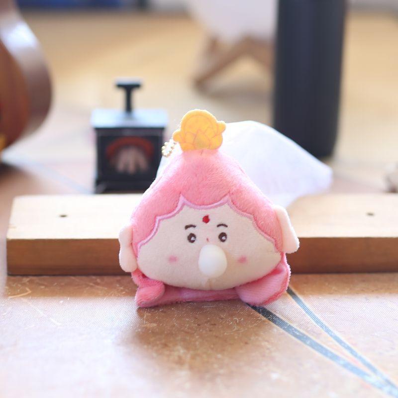 Bodhisattva And Tathagata Plush Doll Keychain For Meditation Enthusiasts