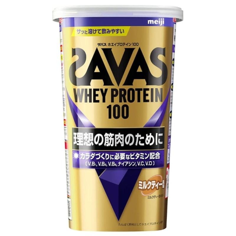 Meiji Sabbath Whey Protein 100 Milk Tea Flavor 280g