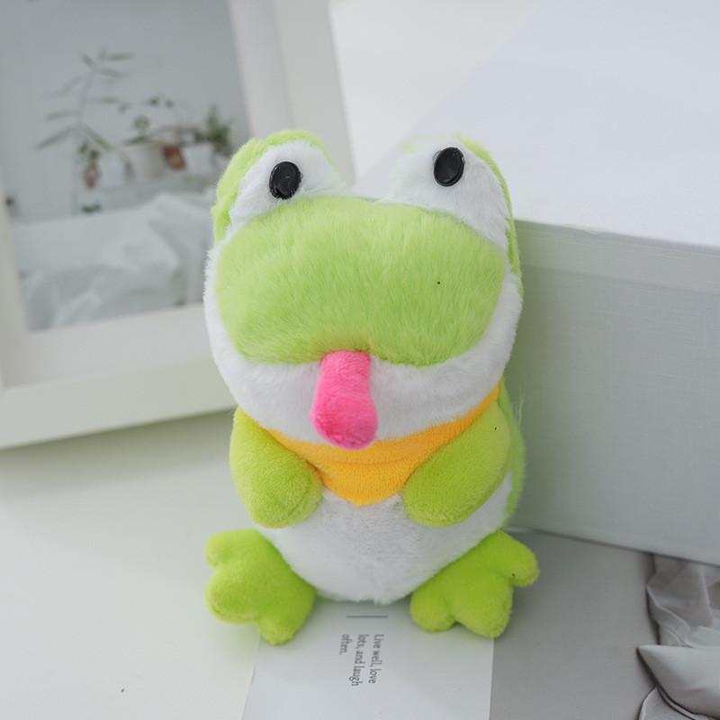 Adorable Cute Frog Plush Toy Keychain Cartoon Stuffed Animal Bag Accessory