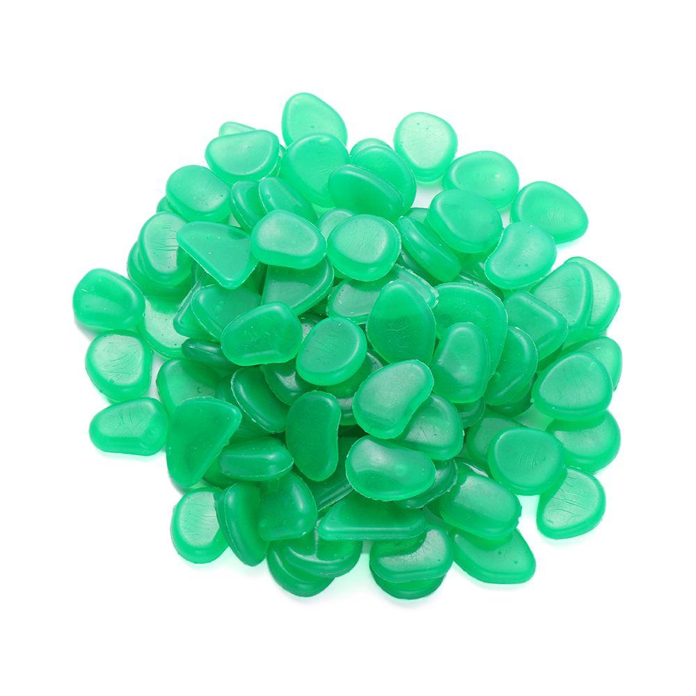 Home Garden Ornament Aquarium Glow In The Dark Artificial Stones Fish Tank Decoration Pebbles