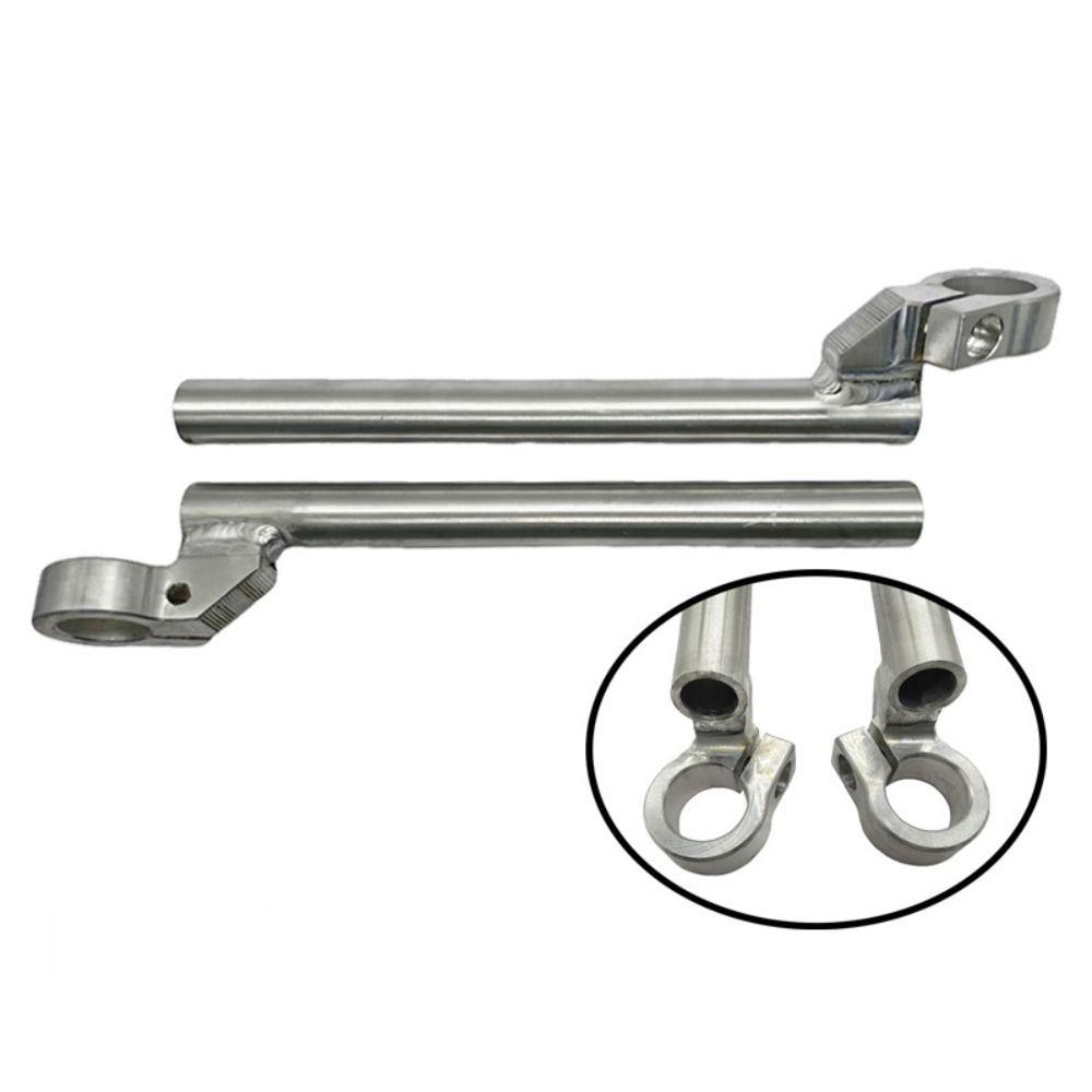 DIY Umbau Motorradlenker Silber für NAKED Lenker Langlebige Modifizierte Lenker Outdoor