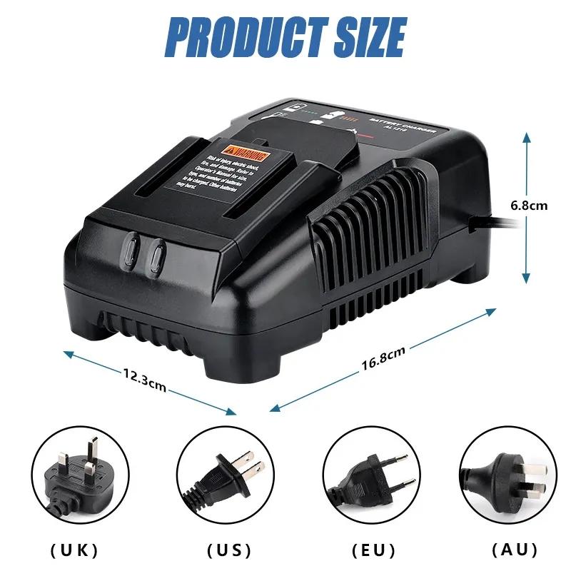 18V Lithium Battery Charger For AEG RIDGID 14.4V 18V Li-Ion Battery Power Tool Battery Charging High Quality Fast Charging