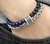 Retro Beaded Bracelet Iron Chain Bracelet Men's Bracelet