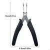 Badminton Stringing Pliers Made of Metal, Racket String Tensioning Pliers, Nose Curved Tip,