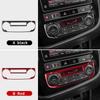 For Mitsubishi Outlander 2013-2020 2021 Real Soft Carbon Fiber Sticker LHD RHD Car Central Control Multi-function Button Frame