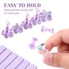 Nail Art Acrylic Display Stand - Iridescent Gradient Flower Chess Piece Holder