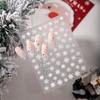 Winter Snowflake Nail Art Stickers – Festive Holiday Designs for New Year & Christmas