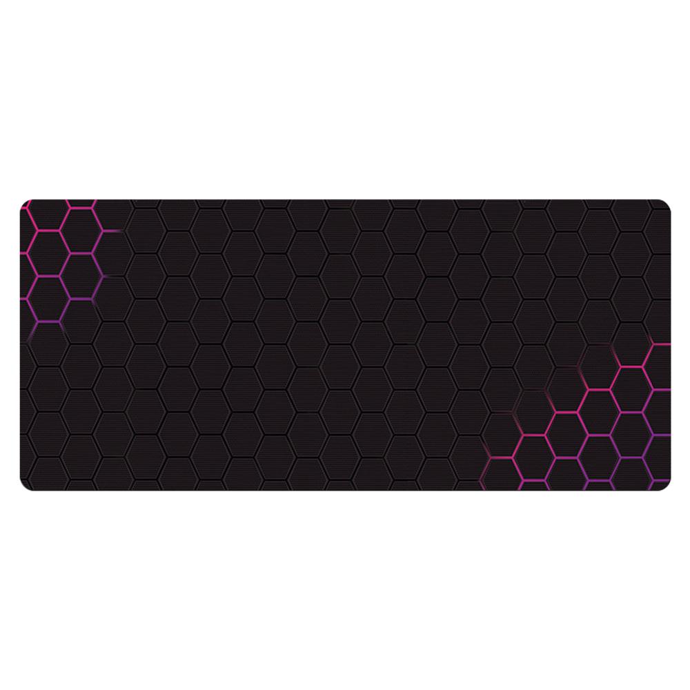 300x700x2mm Large Mouse Pad Honeycomb Pattern Anti-skid Rubber Desktop Mat