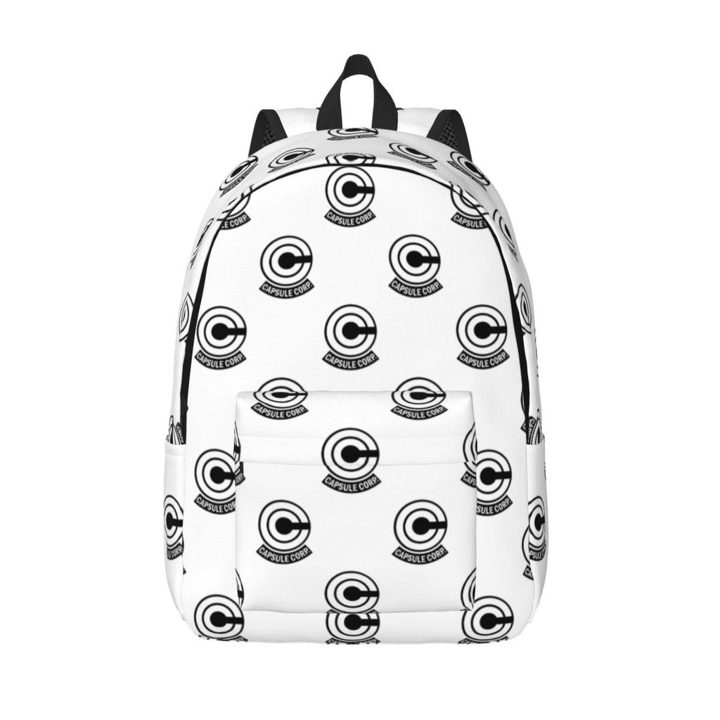 Capsule Corp Logo Backpack Daypack Large Capacity Kids BookBag School Bag Shoulder Bags for Men Women