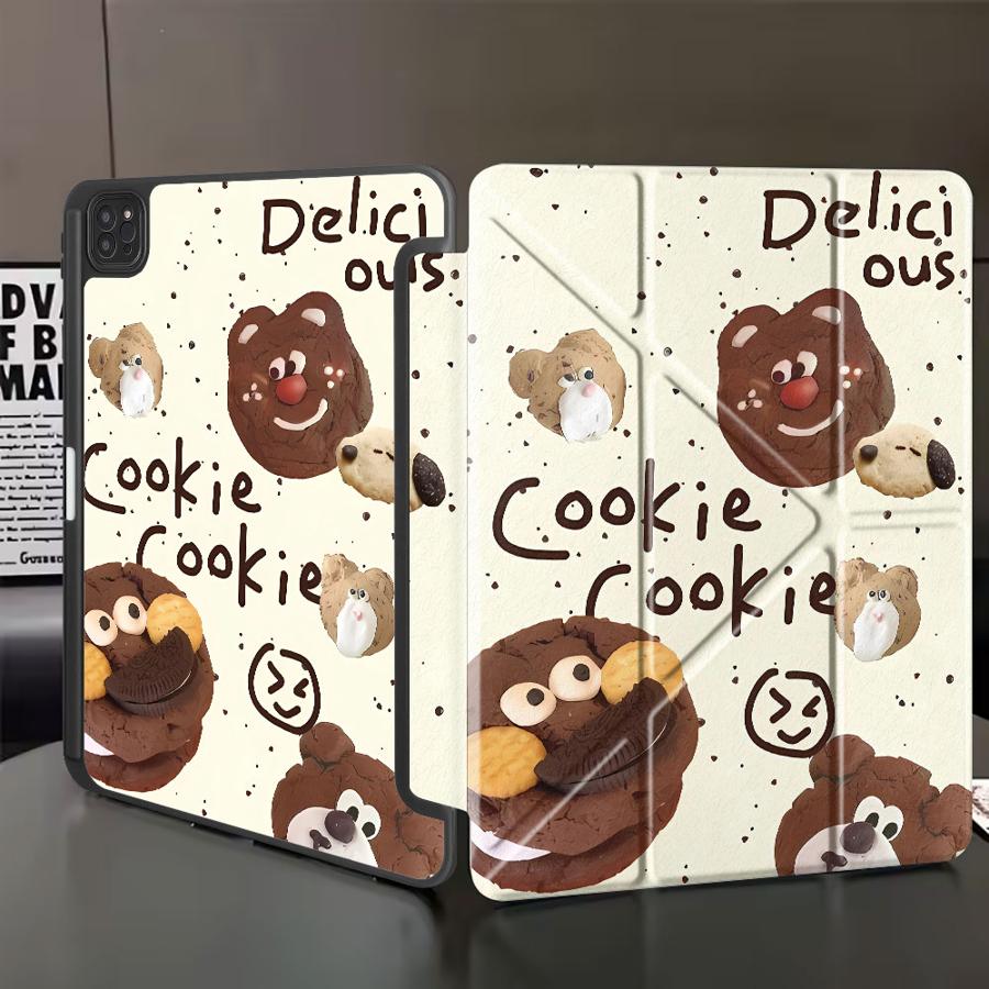 

Tablet Case For iPad Pro 2025 Mini 6 7 Air 4 5 M3 M2 1 2 M4 11inch Pro 11th 10th 9th 8th 7th 12.9inch Holder Cover Chocolate iPad Mini 6 8.3