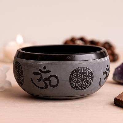 Klangschale Om Fünf Buddhas Erdstaub 16cm