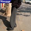 WASSUP AMAZING Women's High-Waist Wide-Leg Drapey Sweatpants