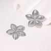 Hypoallergenic Vintage Waterproof Minimalist INS Retro Temperament Earrings Geometric Flowers Simple and Advanced Sense Does