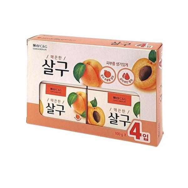 

[OFJ5MPSP] Dongsan C&G Apricot Soap 4 Pack (12109725)