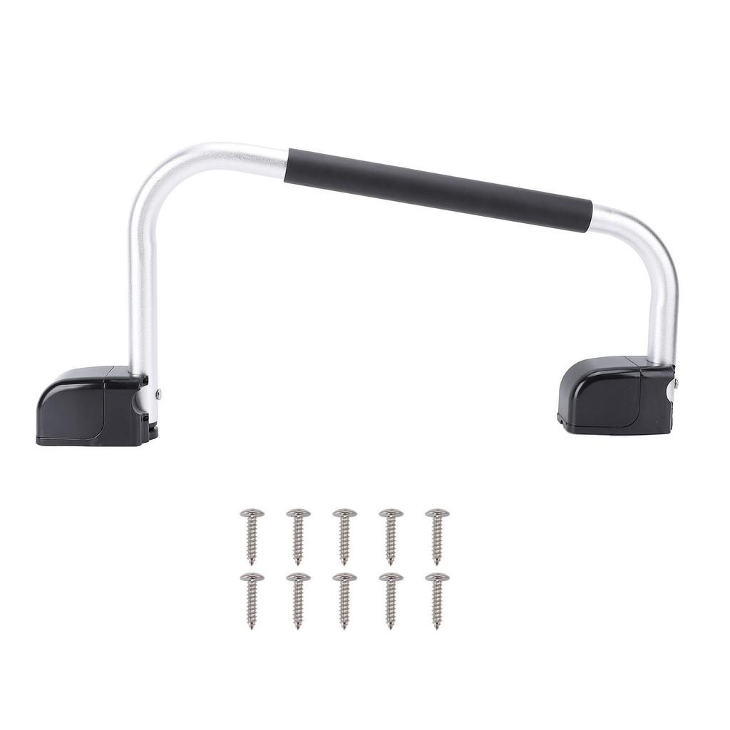 RV Hand Rail Locking Folding Aluminum Alloy Grab Handle Safe Entry Assist Handrail for Motorhome Travel Trailer