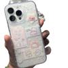 Glitter Cute Seal Transparent Phone Case for Apple 7, 8 Plus, XR, XS, 16, 1412 Pro Max.