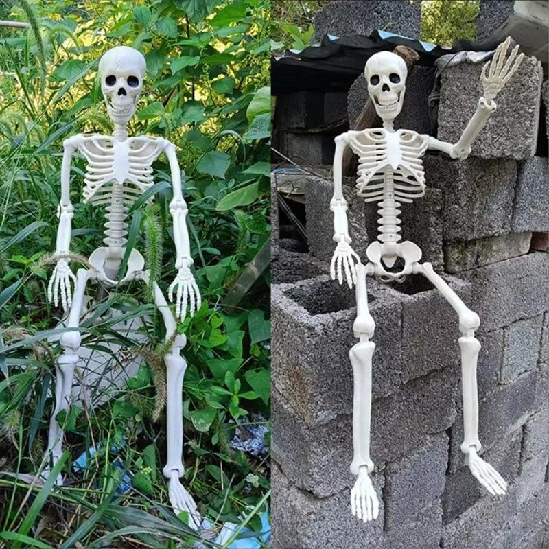 90cm High-Quality Skeleton Model Decoration Fake Sculpture for Home Garden Haunted House Decorative Horror Theme