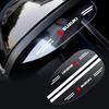 2Pcs Car Logo Rearview Mirror Rainshield Eyebrow Cover Sticker For SX4 Swift Jimny IGNIS ALTO Samurai Grand Vitara Baleno