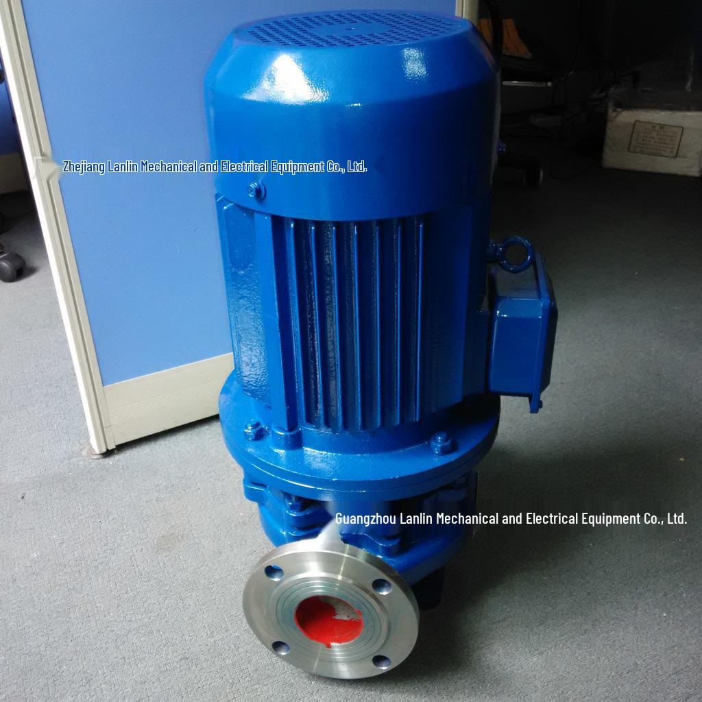 IHG65-160IA Stainless Steel Vertical Pipeline Pump - Single-Stage Centrifugal Hot Water Booster