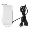 Plastic Sewing Machine Foot Pedal Durable 2.5A Rating Replacement Foot Pedal White Iron Foot Control Pedal Household Use