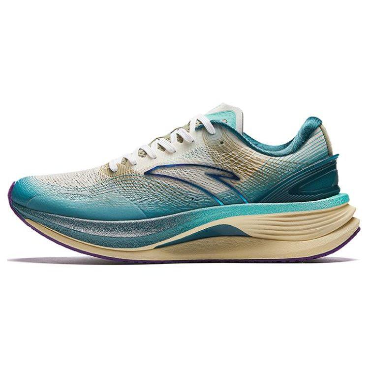 Anta Champion Pro Running Shoes Men Teal Yellow White Blue Purple 112425563-7 39