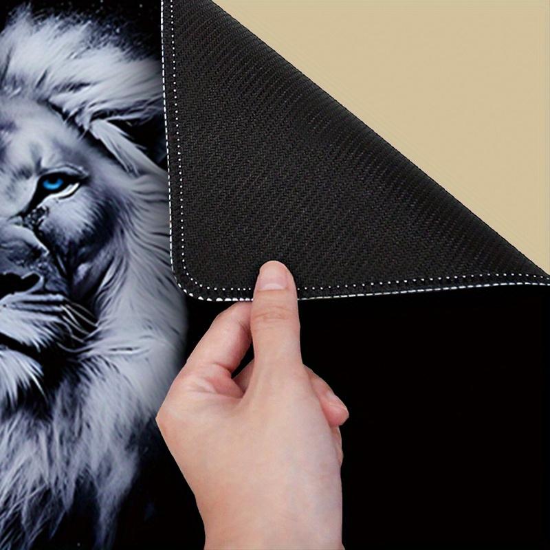 Lion Design Large Mouse Pad 400x900 NonSlip Rubber Base Smooth Surface Desk Mat for Office Gaming Accessories Desk Pad Table Mat