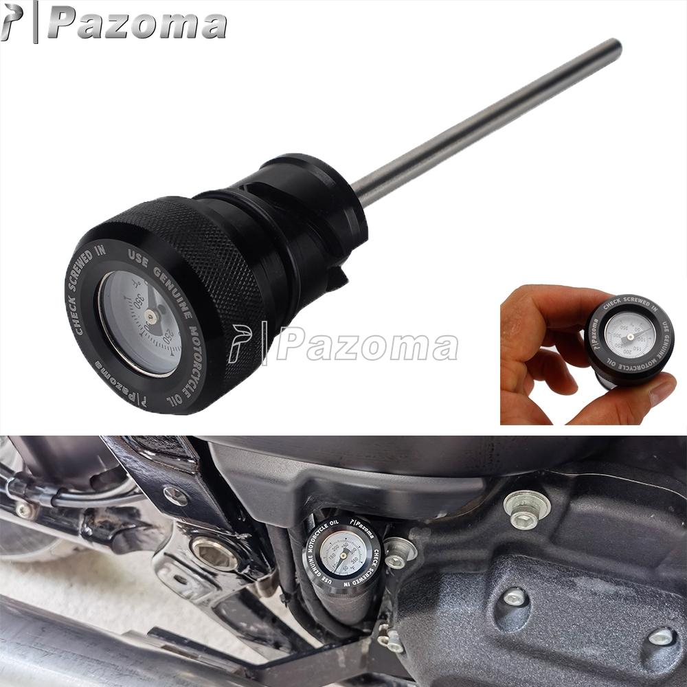 Motorcycle Oil Plug Temp Gauge For Harley Softail Oil Dipstick Temperature Fits 18-2021 FXBB FXST FXLR FLSL FLHC FLFB FXFB FXBR