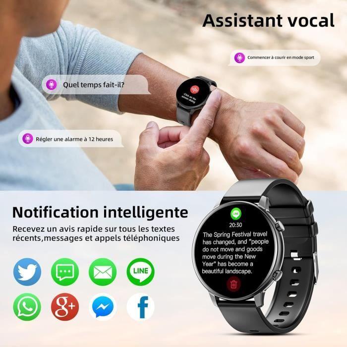 Montre connectée - generic - hwagol - 1.39'' hd - podomètre - ip67 étanche