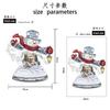 Snowman Santa Claus Wall Clings Stickers Music Box Christmas Stickers Window Glass Decor Waterproof Decals