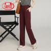 LANGSHA Damen Sommer Elastische Taille Cropped Hosen