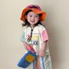 Baby Children Bucket Cap Quick-dry Fisherman Caps New Sunscreen Hat  3-7 Years