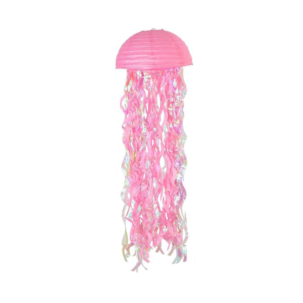 Foldable Jellyfish Lanterns Ocean Theme Hanging Lamp Ball Paper Lanterns Lantern Festival