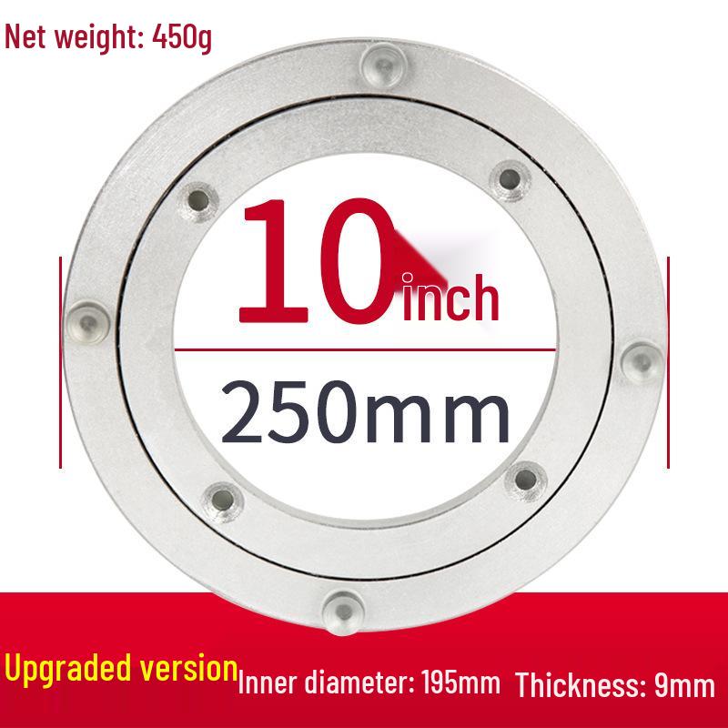 Soundproof Aluminum & Marble Rotating Dining Table
