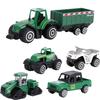 1:64 Alloy Car Model Highly Simulation Engineering Vehicle Children Car Model ToyGreen